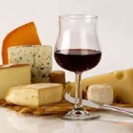 fromage et vin rouge