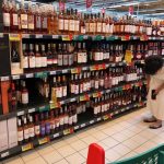 rayon vins rosés Auchan