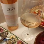 dos outeiros alto rosé et plats et poisson